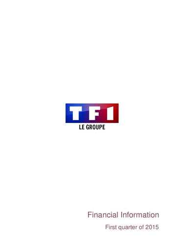 Thumbnail TF1 Quarterly Report 2015-q1