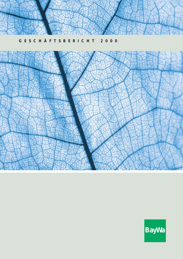 Vorschaubild BayWa
 Jahresbericht 2000