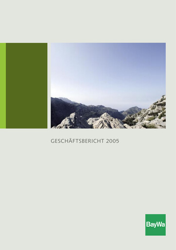Vorschaubild BayWa
 Jahresbericht 2005