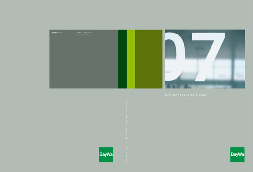 Vorschaubild BayWa
 Jahresbericht 2007