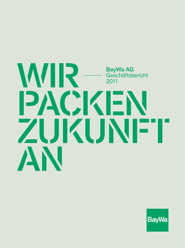 Vorschaubild BayWa
 Jahresbericht 2011