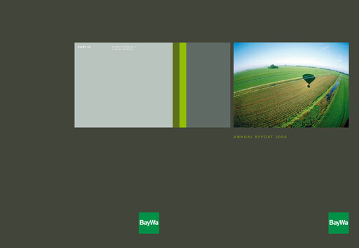 Vorschaubild BayWa
 Jahresbericht 2006