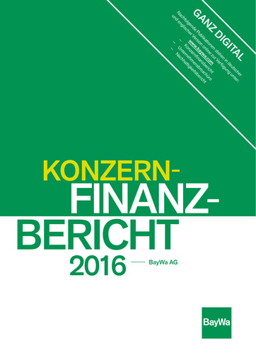 Vorschaubild BayWa
 Finanzbericht 2016