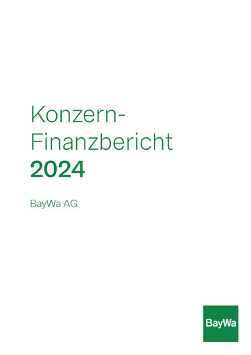 Thumbnail BayWa
 Financial Report 2024