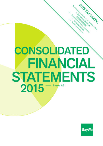 Vorschaubild BayWa
 Finanzbericht 2015