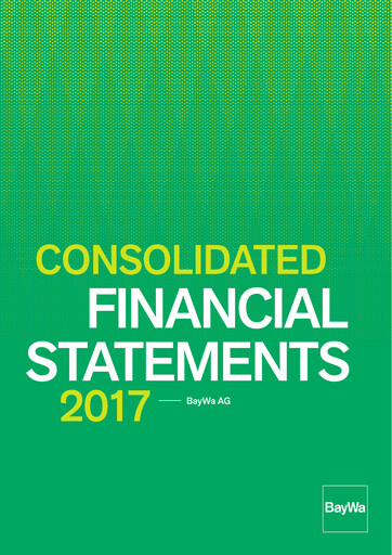 Vorschaubild BayWa
 Finanzbericht 2017