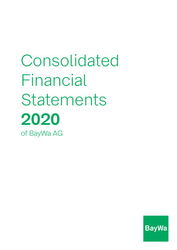Thumbnail BayWa
 Financial Statement 2020