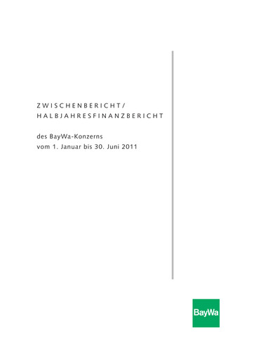 Vorschaubild BayWa
 Halbjahresbericht 2011-h1