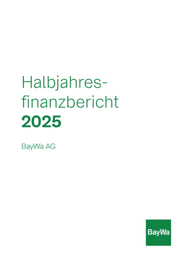 Miniature BayWa
 Rapport semestriel 2025-h1