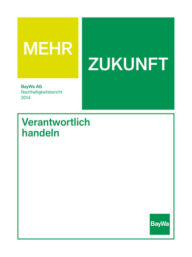 Thumbnail BayWa
 Sustainability Report 2014