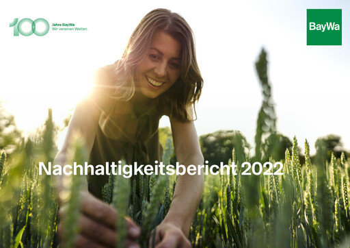 Vorschaubild BayWa
 Nachhaltigkeitsbericht 2022
