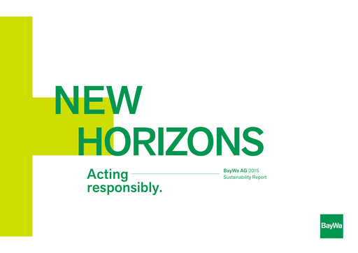 Thumbnail BayWa
 Sustainability Report 2015