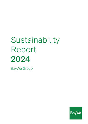 Miniature BayWa
 Rapport de durabilité 2024