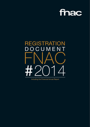 Thumbnail Fnac Darty Universal Registration Document 2014