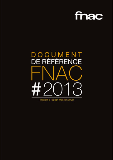 Thumbnail Fnac Darty Universal Registration Document 2013