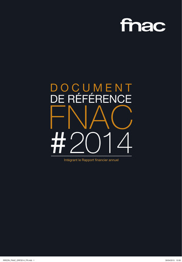 Thumbnail Fnac Darty Universal Registration Document 2014