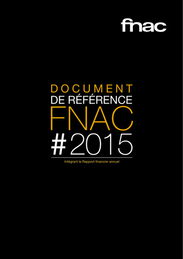 Thumbnail Fnac Darty Universal Registration Document 2015