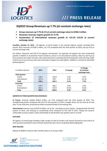 Thumbnail ID Logistics Group Quarterly Report 2015-q3