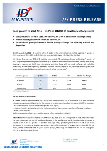 Thumbnail ID Logistics Group Quarterly Report 2016-q1