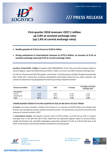 Thumbnail ID Logistics Group Quarterly Report 2018-q1