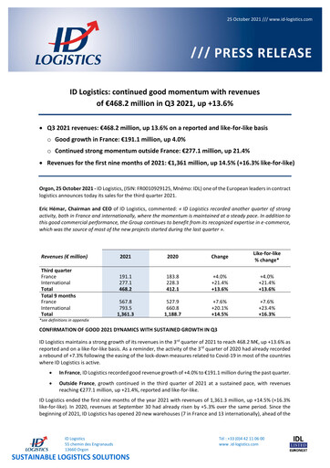 Thumbnail ID Logistics Group Quarterly Report 2021-q3