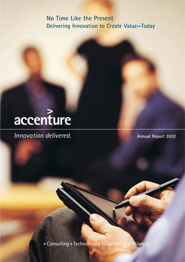 Thumbnail Accenture Annual Report 2002