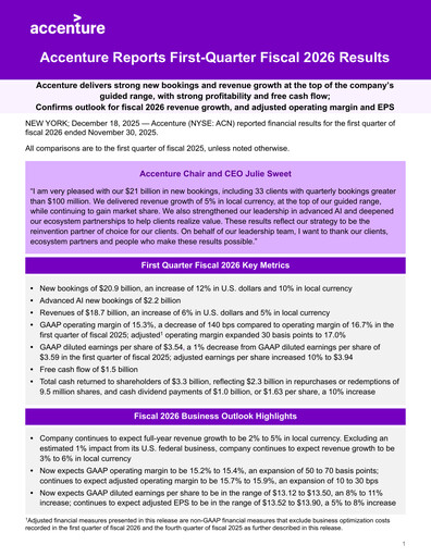 Miniature Accenture Rapport trimestriel 2026-q1