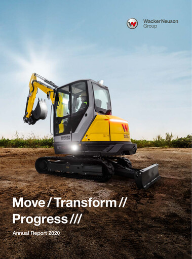 Thumbnail Wacker Neuson
 Annual Report 2020