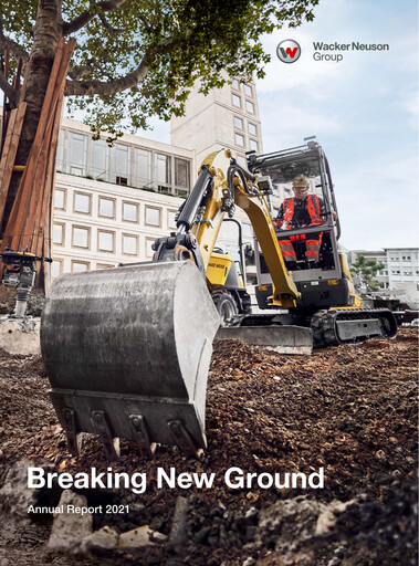 Thumbnail Wacker Neuson
 Annual Report 2021