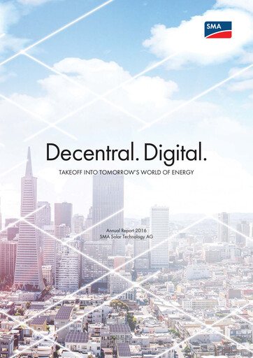 Miniature SMA Solar Technology
 Rapport annuel 2016