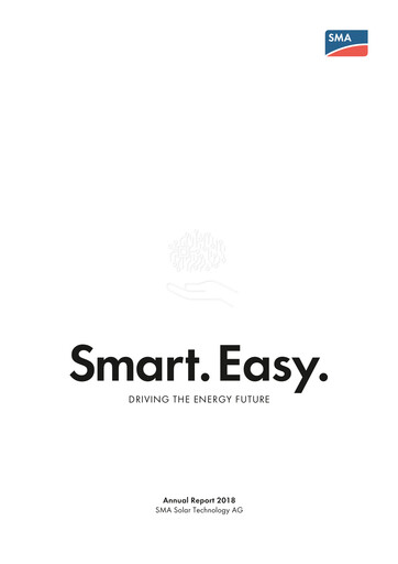 Miniature SMA Solar Technology
 Rapport annuel 2018