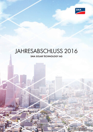 Vorschaubild SMA Solar Technology
 Finanzmitteilung 2016