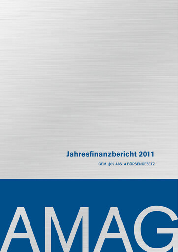 Vorschaubild AMAG Austria Metall Finanzbericht 2011