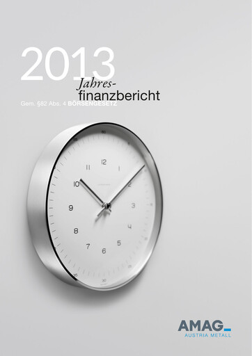 Vorschaubild AMAG Austria Metall Finanzbericht 2013