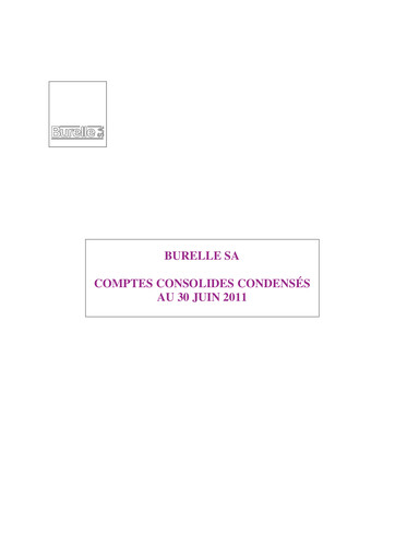 Thumbnail Burelle Half-year Report 2011-h1