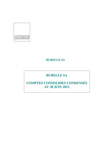 Thumbnail Burelle Half-year Report 2012-h1
