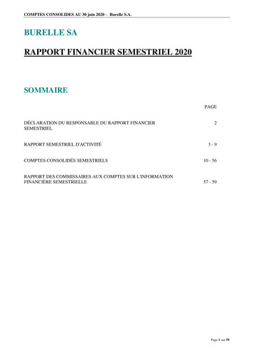 Thumbnail Burelle Half-year Report 2020-h1