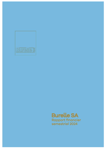 Thumbnail Burelle Half-year Report 2024-h1