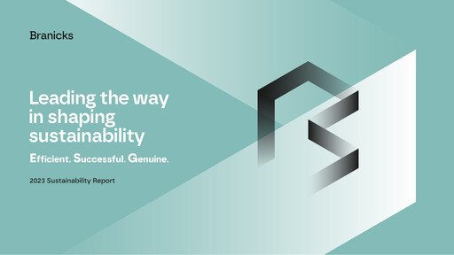 Thumbnail Branicks Group Sustainability Report 2023