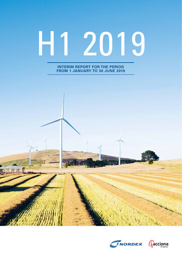 Thumbnail Nordex Half-year Report 2019-h1