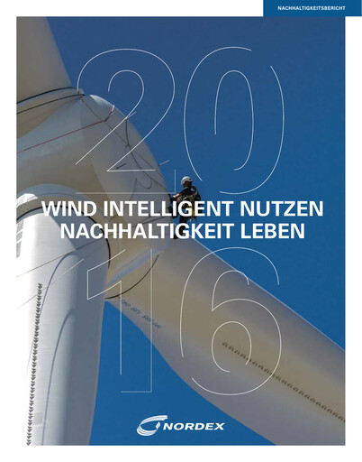 Thumbnail Nordex Sustainability Report 2016