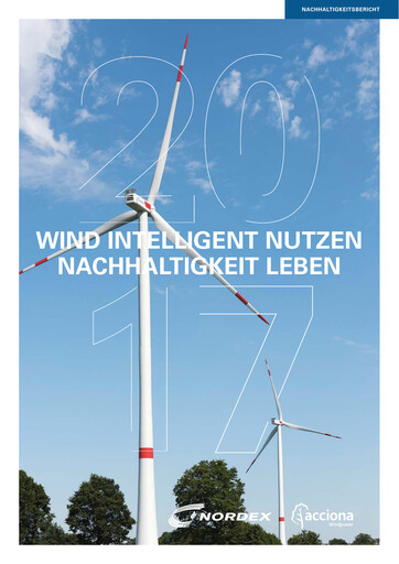 Thumbnail Nordex Sustainability Report 2017