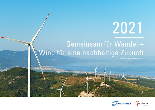 Thumbnail Nordex Sustainability Report 2021