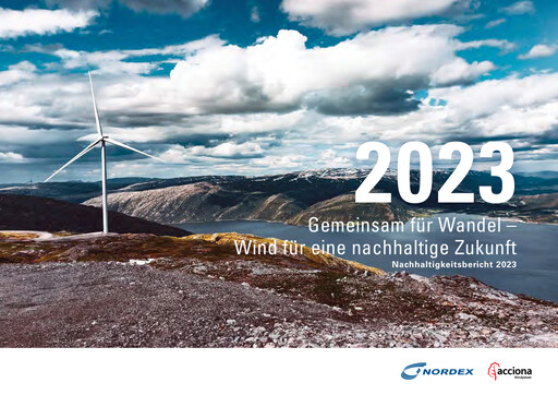 Thumbnail Nordex Sustainability Report 2023