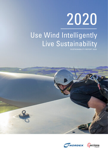 Thumbnail Nordex Sustainability Report 2020