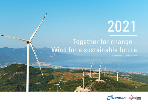 Thumbnail Nordex Sustainability Report 2021