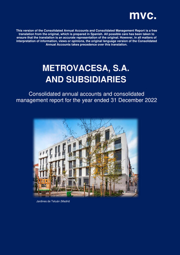 Thumbnail Metrovacesa Financial Statement 2022