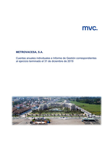 Miniature Metrovacesa Bilan financier 2019