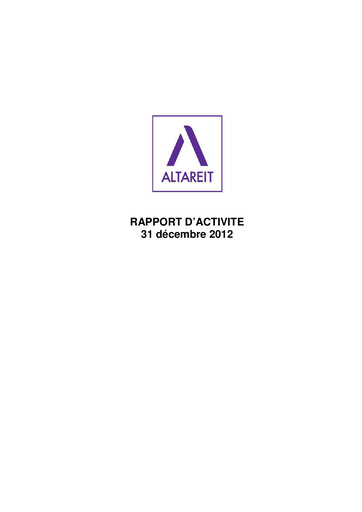 Thumbnail Altareit Annual Report 2012