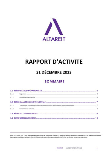 Thumbnail Altareit Annual Report 2023